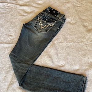 Miss Me jeans.  Size 28.  Boot cut